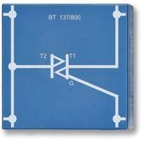 Симистор, BT 137/800, P4W50